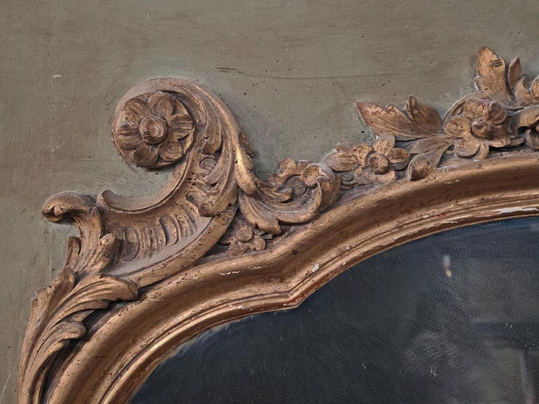 Napoleon III style trumeau with palmette motif Napoleon III style trumeau with palmette motif-3