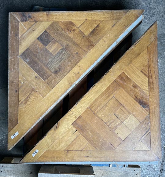 Approximately 35 m² of Versailles-style parquet flooring-3
