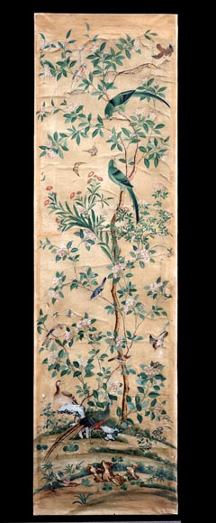Five wallpaper panels, China, 18th century-4