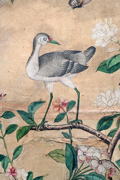 Five wallpaper panels, China, 18th century-8