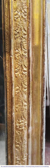 Restoration period trumeau with floral motif-1