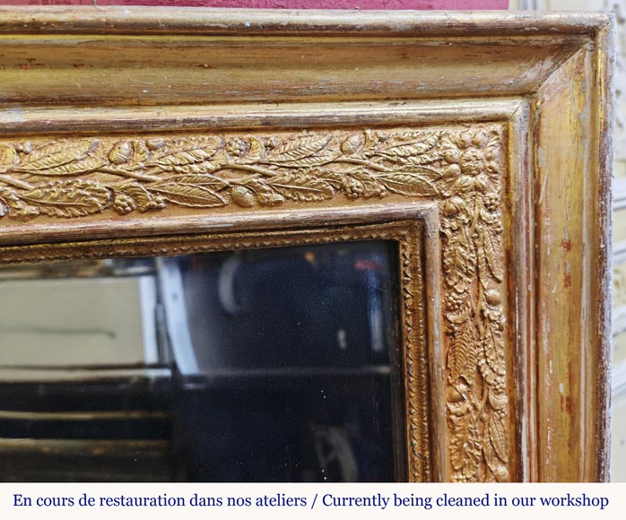 Restoration period trumeau with floral motif-2