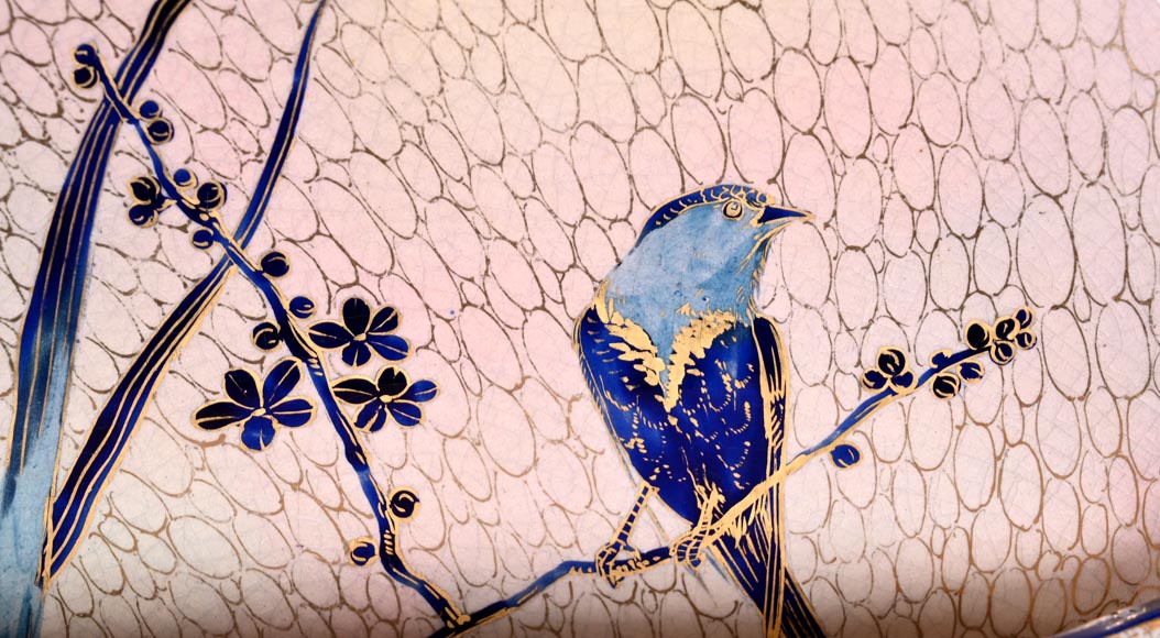 MAISON Alphonse Giroux – Japonisant decorative porcelain dish MAISON Alphonse Giroux – Japonisant decorative porcelain dish-2