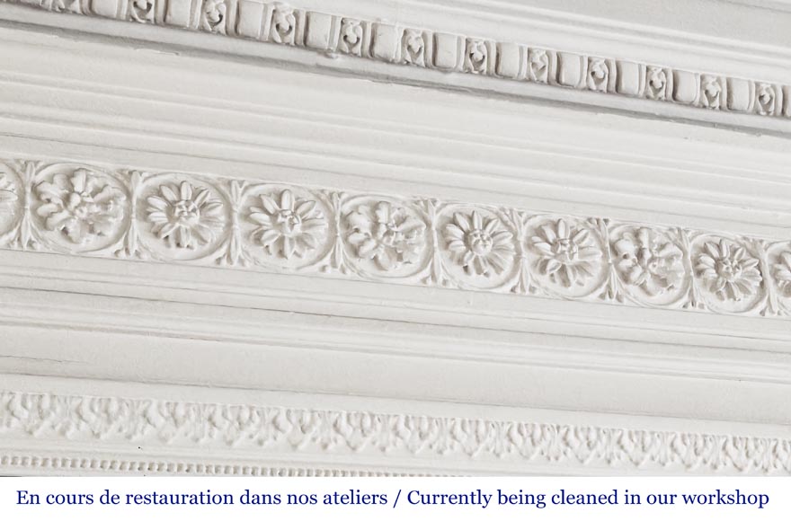 Louis XVI style trumeau decorated with a floral frieze-1