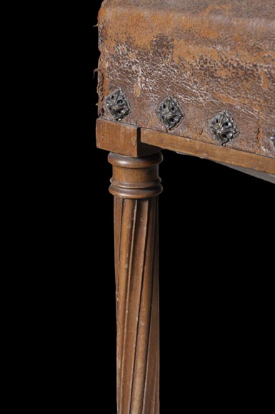 Set of 12 Neo-Gothic chairs featuring four different types of openwork backs Set of 12 Neo-Gothic chairs featuring four different types of openwork backs-7