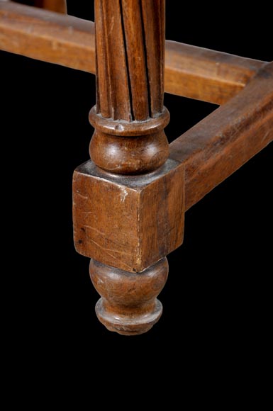 Set of 12 Neo-Gothic chairs featuring four different types of openwork backs Set of 12 Neo-Gothic chairs featuring four different types of openwork backs-9