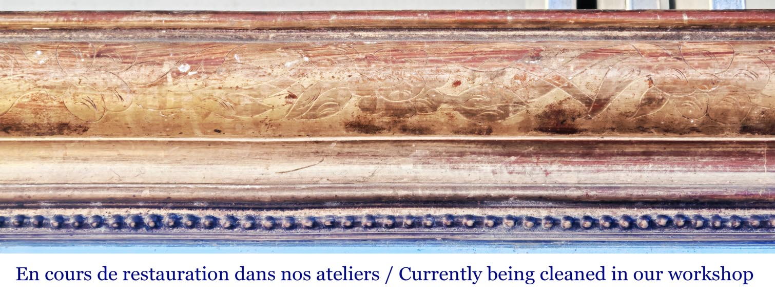 Gilded Louis Philippe style trumeau-1