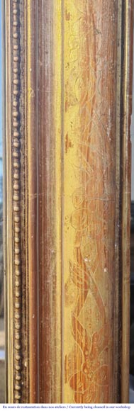 Gilded Louis Philippe style trumeau-5