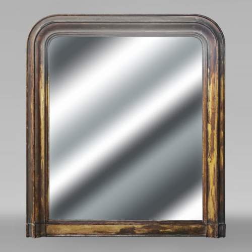 Louis Philippe style patinated trumeau