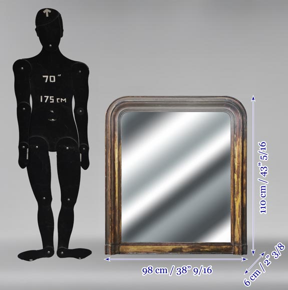 Louis Philippe style patinated trumeau-5