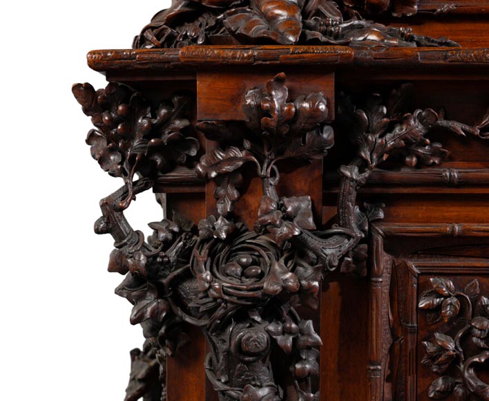 Jean-Pierre TAHAN & Joseph CREMER, two-part carved buffet with marquetry panel called “Fantasy Furniture” Exhibition 1855 Jean-Pierre TAHAN & Joseph CREMER, two-part carved buffet with marquetry panel called “Fantasy Furniture” Exhibition 1855-7