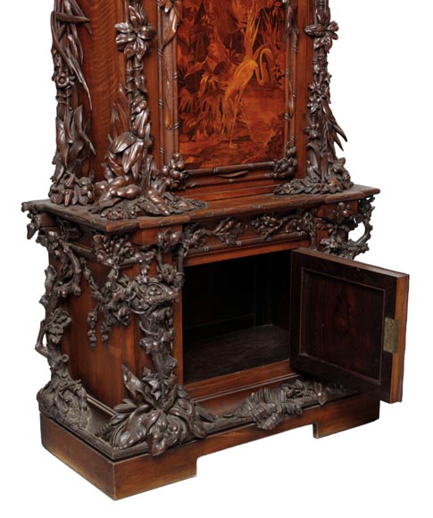 Jean-Pierre TAHAN & Joseph CREMER, two-part carved buffet with marquetry panel called “Fantasy Furniture” Exhibition 1855 Jean-Pierre TAHAN & Joseph CREMER, two-part carved buffet with marquetry panel called “Fantasy Furniture” Exhibition 1855-8