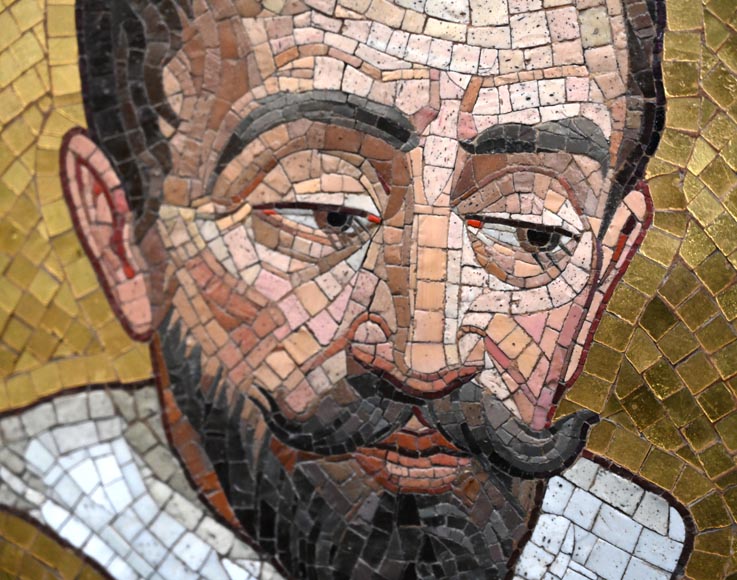 Antonio Salviati (Vicenza, 1816 – Venice, 1890), attributed to Mosaic portrait of Bernard Palissy Antonio Salviati (Vicenza, 1816 – Venice, 1890), attributed to Mosaic portrait of Bernard Palissy-2