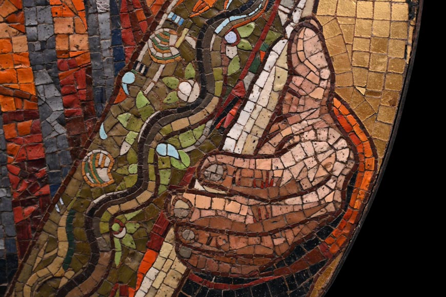 Antonio Salviati (Vicenza, 1816 – Venice, 1890), attributed to Mosaic portrait of Bernard Palissy Antonio Salviati (Vicenza, 1816 – Venice, 1890), attributed to Mosaic portrait of Bernard Palissy-7