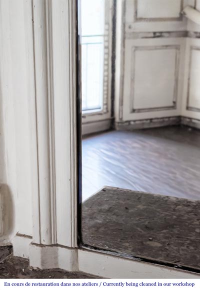 Louis XVI style trumeau decorated with a floral garland Louis XVI style trumeau decorated with a floral garland-3