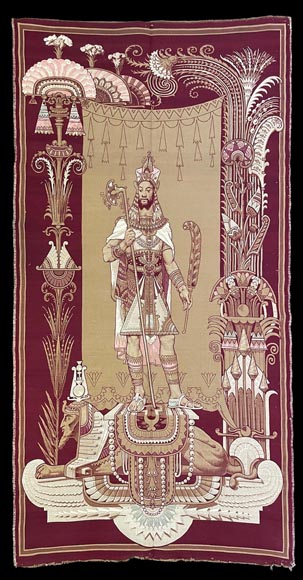 Amonasro and Aida, Italian tapestries Amonasro and Aida, Italian tapestries-1