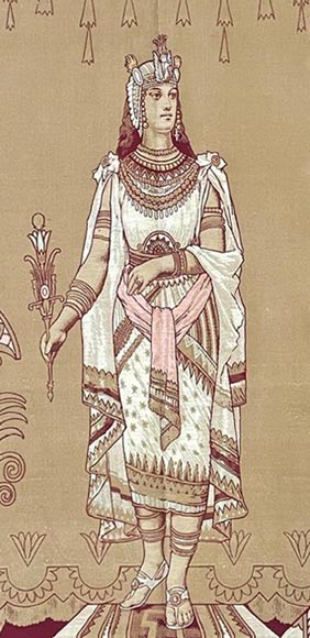 Amonasro and Aida, Italian tapestries Amonasro and Aida, Italian tapestries-4