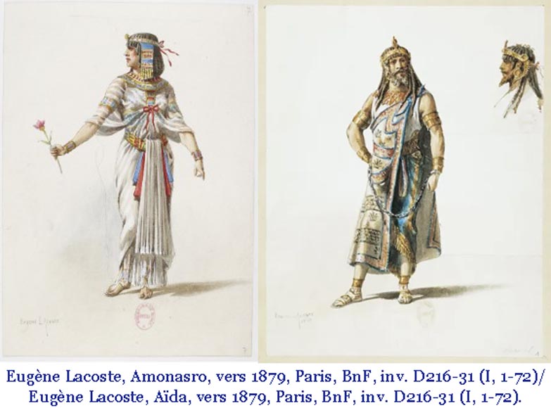 Amonasro and Aida, Italian tapestries Amonasro and Aida, Italian tapestries-10