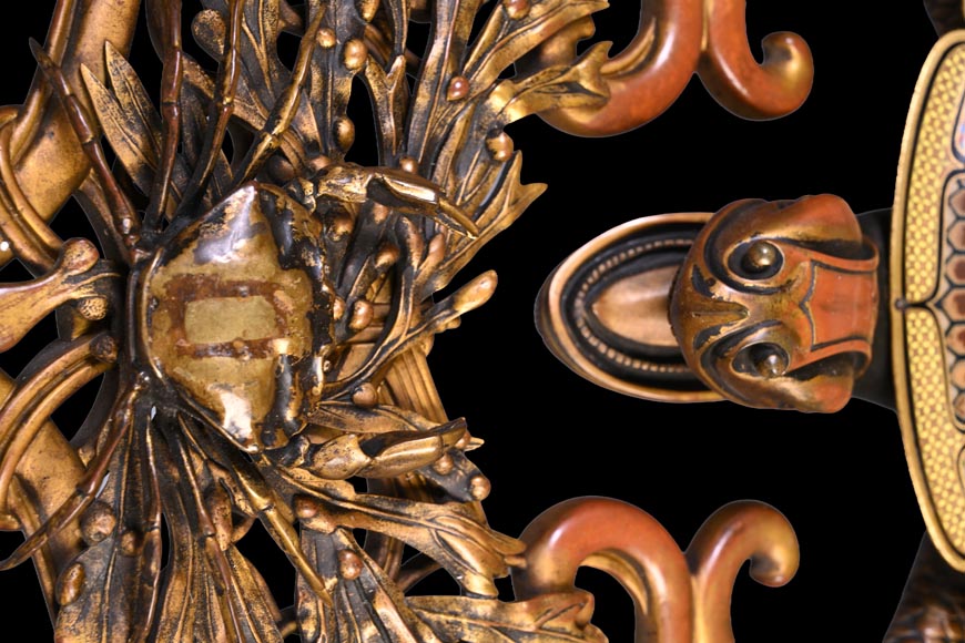 Gustave Isaac Lévy, Jollet & Cie for Escalier de Cristal, Minogame turtle clock-4