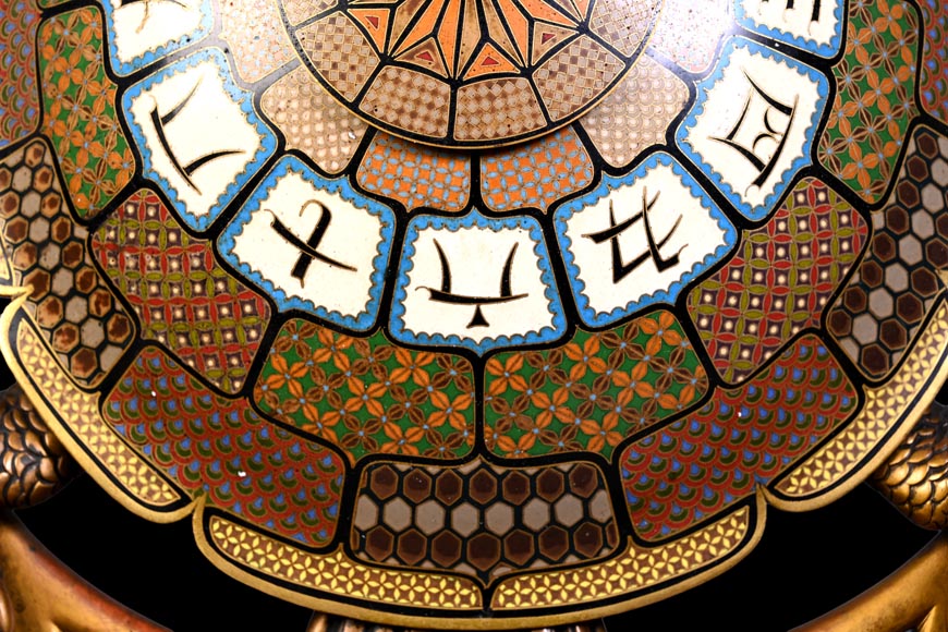 Gustave Isaac Lévy, Jollet & Cie for Escalier de Cristal, Minogame turtle clock-10