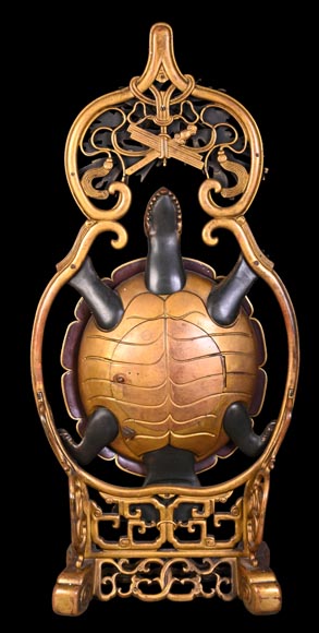 Gustave Isaac Lévy, Jollet & Cie for Escalier de Cristal, Minogame turtle clock-13