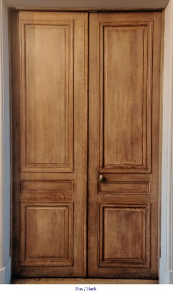 Set of 4 double doors in carved wood Set of 4 double doors in carved wood-7