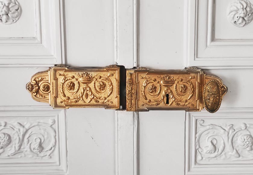 Set of 4 double doors in carved wood Set of 4 double doors in carved wood-23