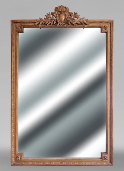 Napoleon III style trumeau with gold paint Napoleon III style trumeau with gold paint-0