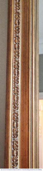 Napoleon III style trumeau with gold paint Napoleon III style trumeau with gold paint-2