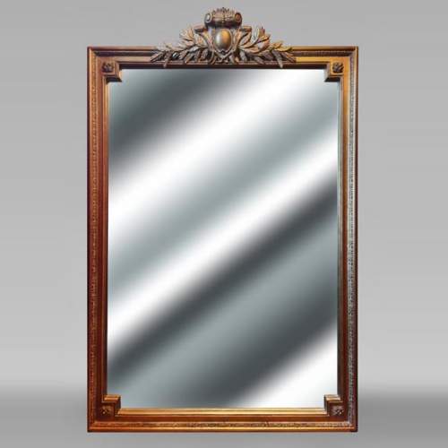 Napoleon III style trumeau with gold paint