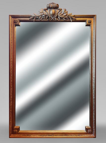 Napoleon III style trumeau with gold paint Napoleon III style trumeau with gold paint-0