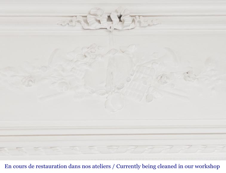 Louis XVI style trumeau with musical instruments Louis XVI style trumeau with musical instruments-3