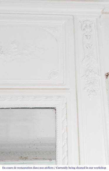 Louis XVI style trumeau with musical instruments Louis XVI style trumeau with musical instruments-4