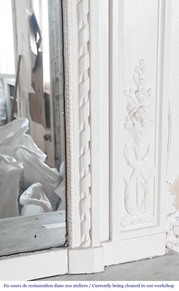 Louis XVI style trumeau with musical instruments Louis XVI style trumeau with musical instruments-5