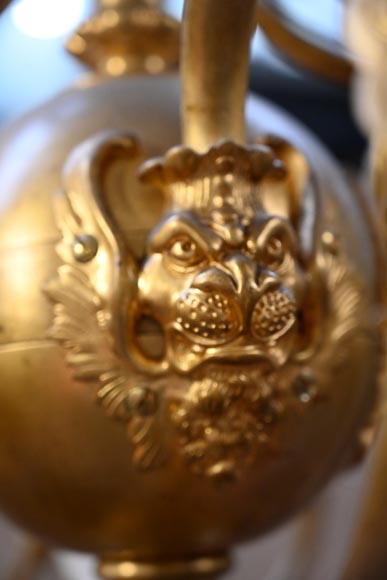 Napoléon III period gilt-bronze billiard chandelier Napoléon III period gilt-bronze billiard chandelier-6