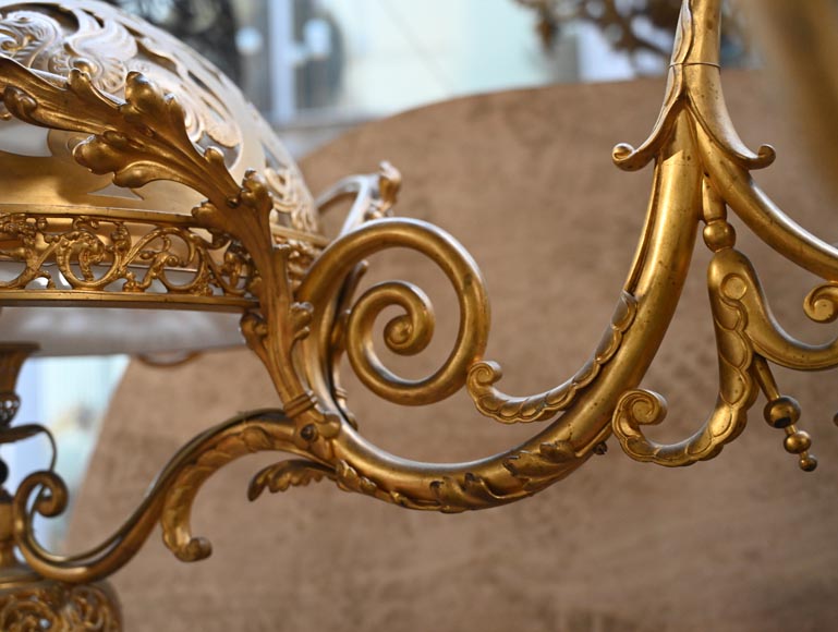 Napoléon III period gilt-bronze billiard chandelier Napoléon III period gilt-bronze billiard chandelier-8