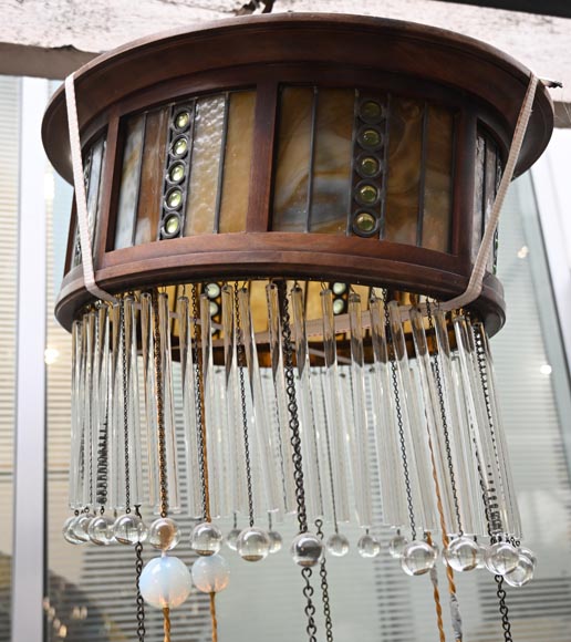 Art Deco hanging light fixture Art Deco hanging light fixture-4