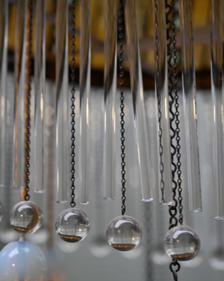 Art Deco hanging light fixture Art Deco hanging light fixture-6