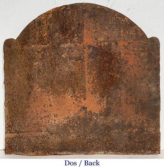 “Alone against all”, Louis XIV style fireplace plaque with the Arms of France “Alone against all”, Louis XIV style fireplace plaque with the Arms of France-8