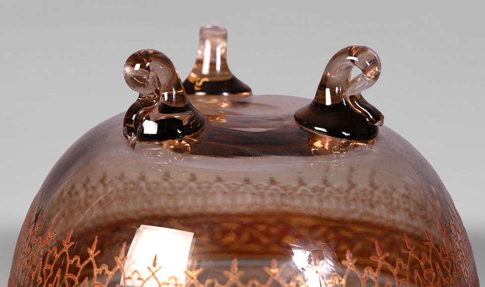 Philippe-Joseph Brocard (1831-1896), Oriental-style bowl, signed under the base. Philippe-Joseph Brocard (1831-1896), Oriental-style bowl, signed under the base.-2