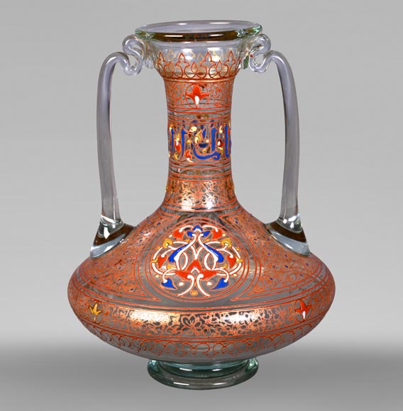 Philippe-Joseph BROCARD (1831-1896), Orientalizing vase Philippe-Joseph BROCARD (1831-1896), Orientalizing vase-1