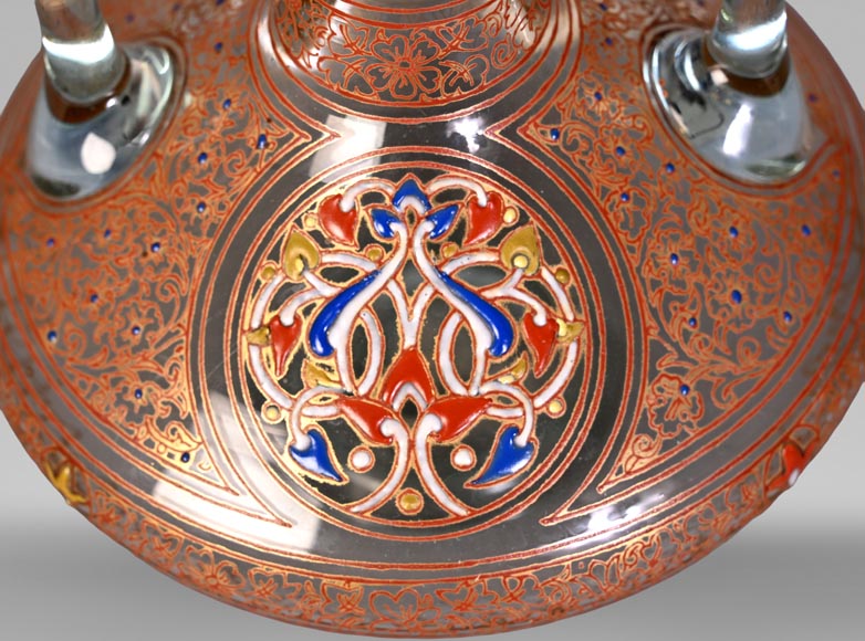 Philippe-Joseph BROCARD (1831-1896), Orientalizing vase Philippe-Joseph BROCARD (1831-1896), Orientalizing vase-3