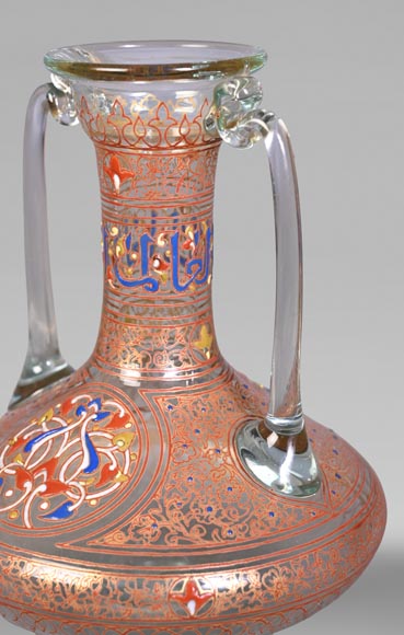 Philippe-Joseph BROCARD (1831-1896), Orientalizing vase Philippe-Joseph BROCARD (1831-1896), Orientalizing vase-4