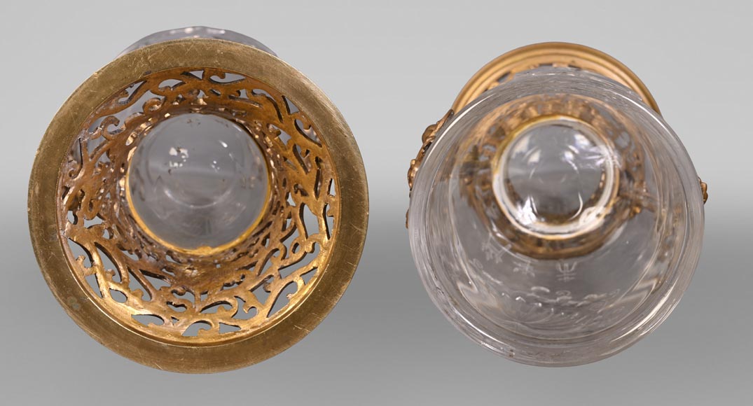 “Gourd” bowl, engraved crystal and gilt bronze “Gourd” bowl, engraved crystal and gilt bronze-12