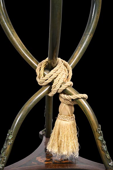 Polylobed work table with insects and butterflies Polylobed work table with insects and butterflies-10