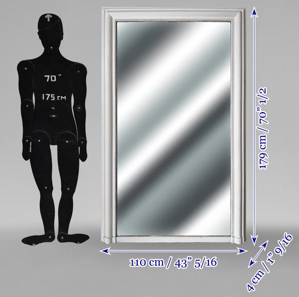 Louis XVI style trumeau with a pearl border Louis XVI style trumeau with a pearl border-5