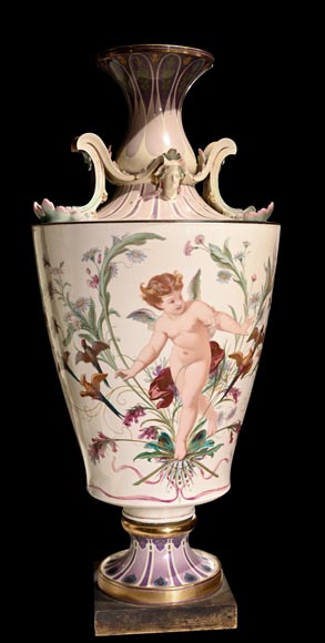 Sèvres Manufactory, Pair of Rhodes vases commissioned by the Household of Emperor Napoleon III Sèvres Manufactory, Pair of Rhodes vases commissioned by the Household of Emperor Napoleon III-2