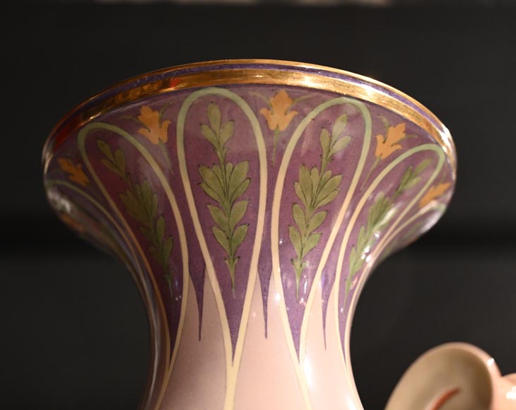 Sèvres Manufactory, Pair of Rhodes vases commissioned by the Household of Emperor Napoleon III Sèvres Manufactory, Pair of Rhodes vases commissioned by the Household of Emperor Napoleon III-6
