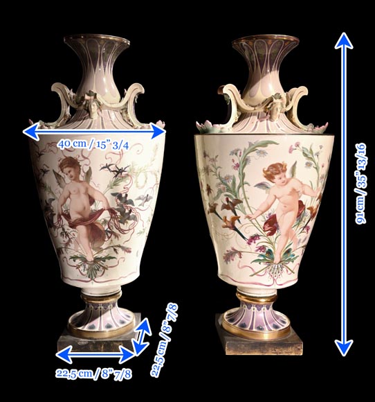 Sèvres Manufactory, Pair of Rhodes vases commissioned by the Household of Emperor Napoleon III Sèvres Manufactory, Pair of Rhodes vases commissioned by the Household of Emperor Napoleon III-17