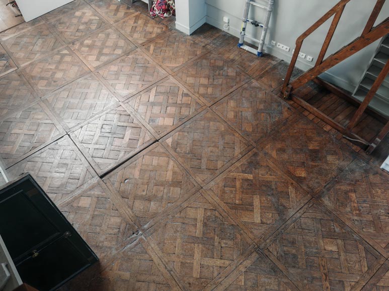 Louis XV period parquet flooring from Versailles in oak Louis XV period parquet flooring from Versailles in oak-0